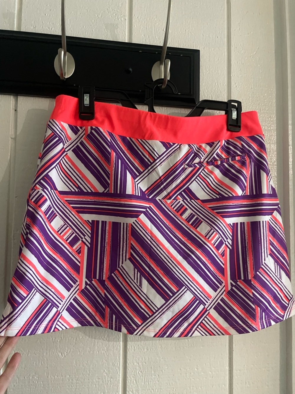 ADIDAS NWT Girl’s Purple & Orange Skort - XL - Picture 5 of 8
